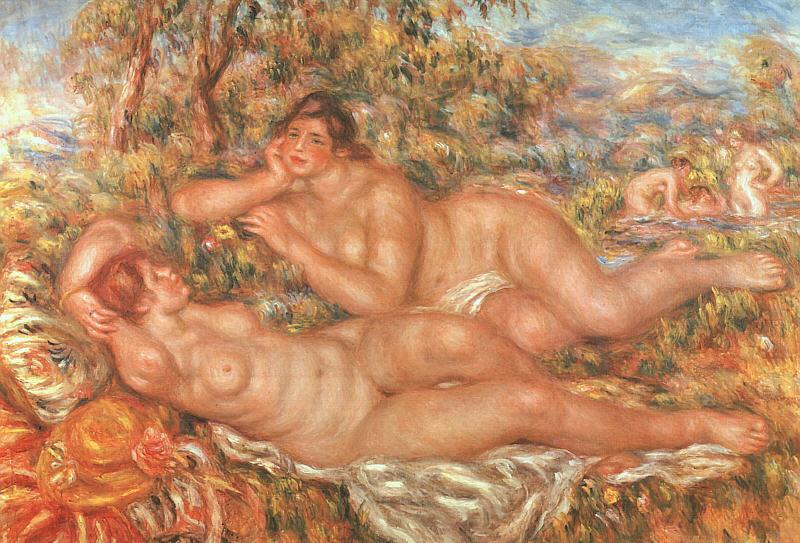 Pierre Renoir The Great Bathers Sweden oil painting art